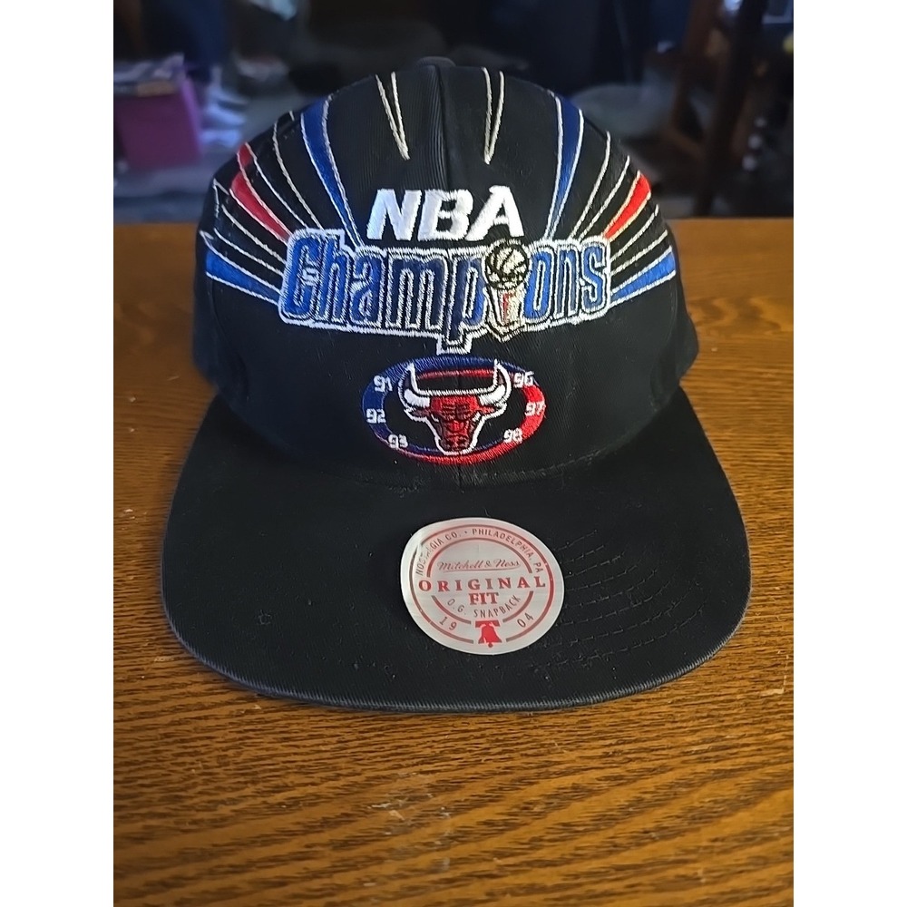 Chicago Bulls Mitchell Ness 1998 NBA Champions Snapback‎ Hat Cap